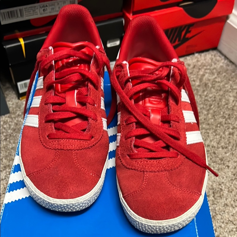 Adidas Kids Red Sneakers